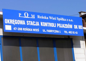 Pom Renska Wieś Okręgowa stacja Kontroli Pojazdów